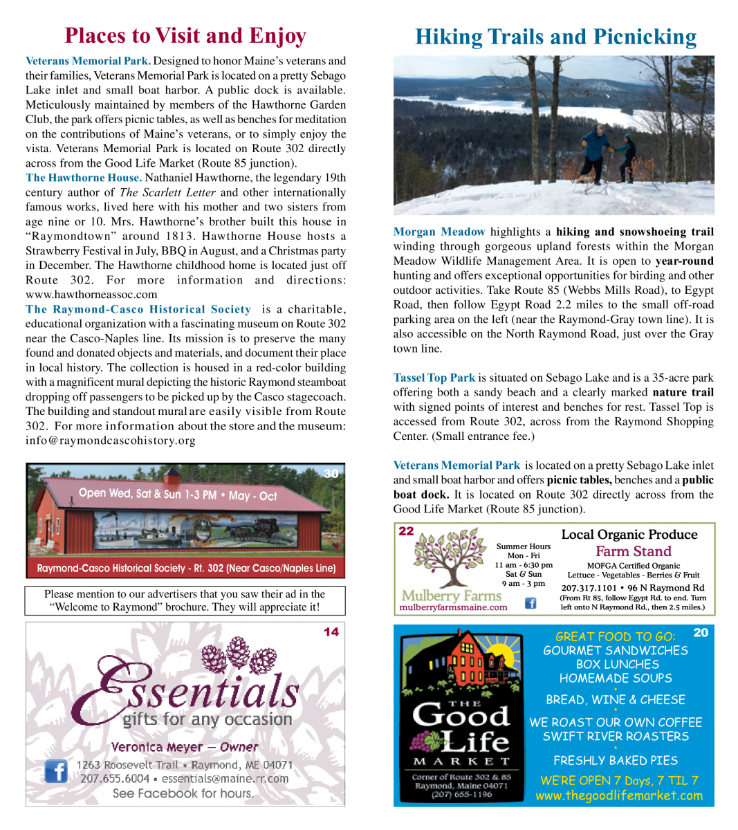 Town of Raymond, Maine newsletter Town of Raymond, Maine